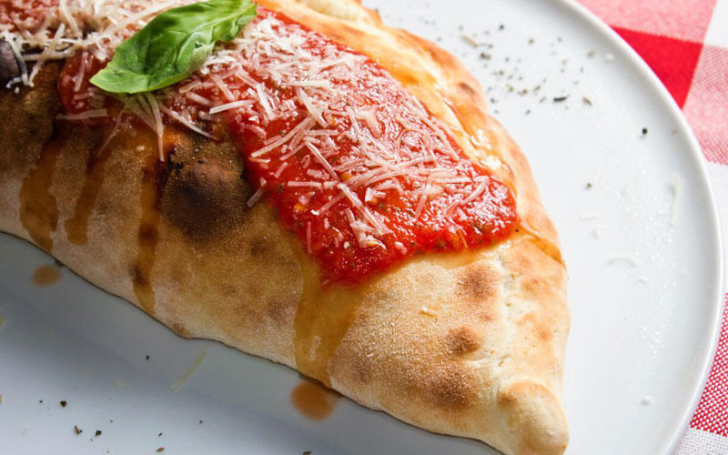 Calzone On Plate